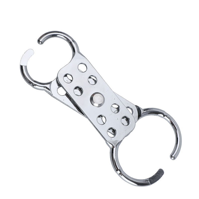 Aluminium Scorpio LOTO Hasp – 2 Way 8 Hole – Chrome Plated