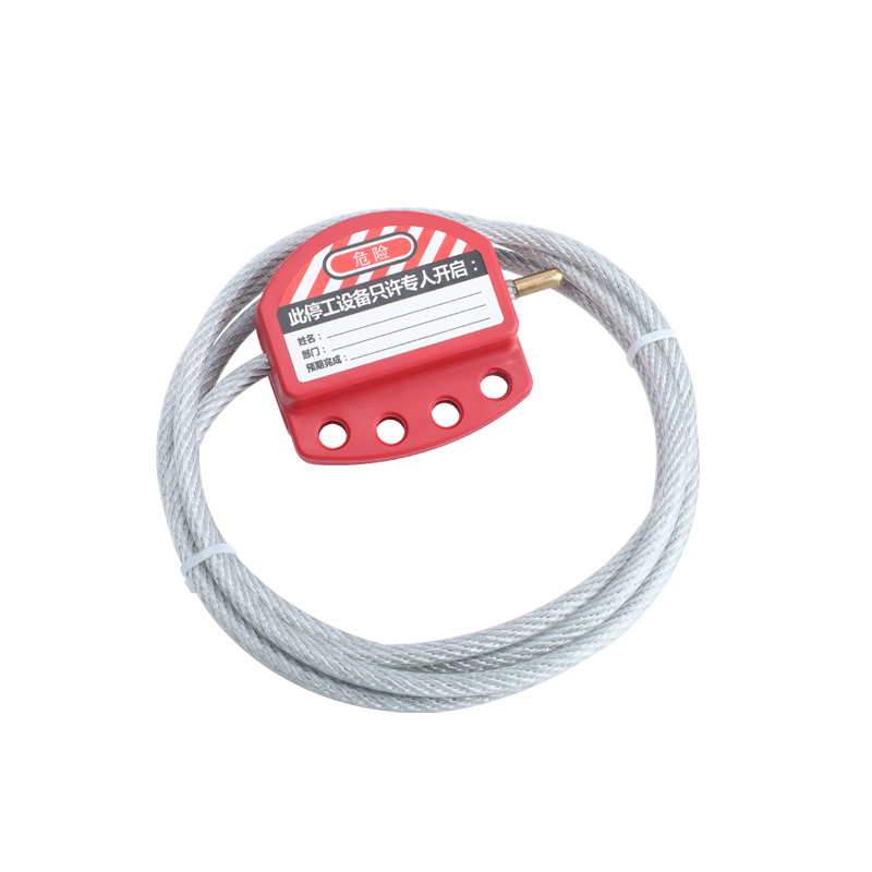 Mouse Type Cable Lockout with 2 meter 4mm Vinyl Coated Steel Cable