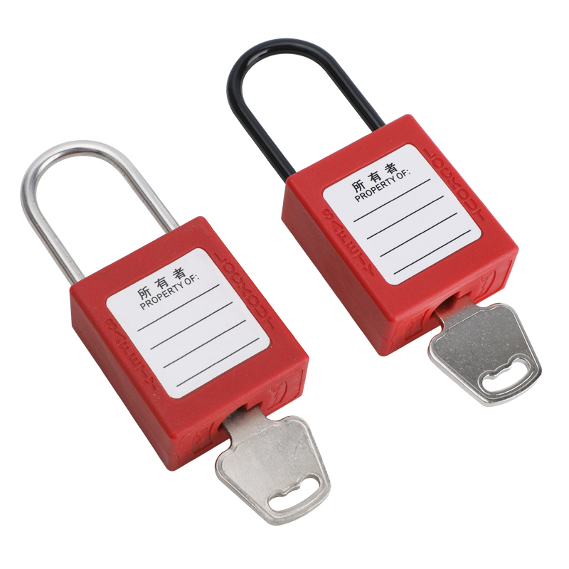 Plastic shackle Lock Dielectric Thermoplastic Safety Padlock (4 MM Shackle)Y38P4
