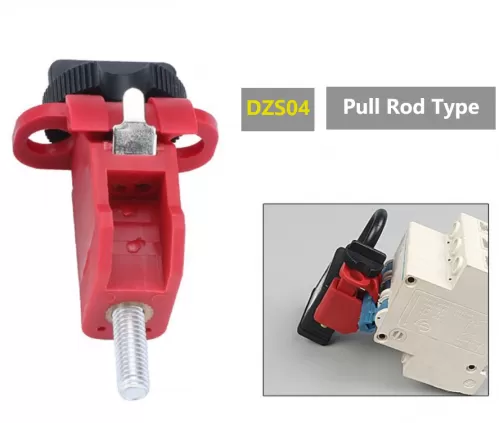 Pull Rod Type Circuit Breaker Lockout Safety Mini  Circuit Breaker