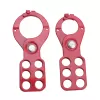 Safety Lockout Hasps Steel Jaws With Red Steel Spraying handle 38mm shackle Lockout Hasp with locking tab