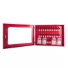 Wall-Mounted Industrial Safety Lockout Management Station with 22 Padlocks and Transparent Acrylic Door for lockout-tagout