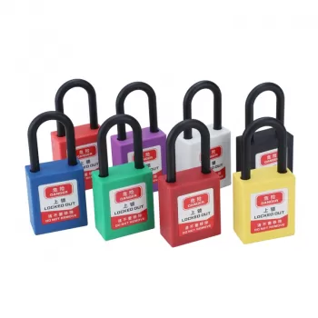 OEM 25mm Nylon Short Shackle safety padlock lockout Lockout Tagout Manufacturing