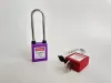 76mm Steel Long Shackle Safety Padlock G76SDP Dust-Proof Safety Padlock